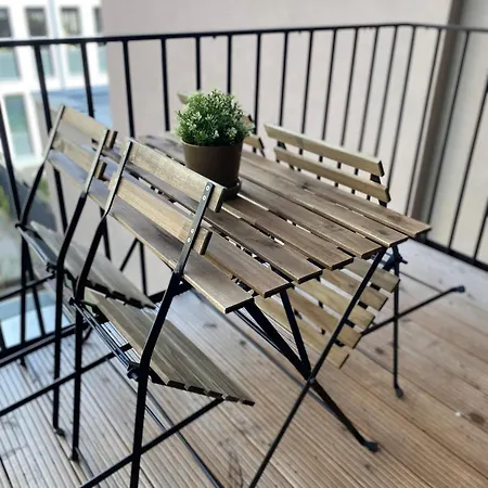 Eiwelhome - Stilvoll, Urban-ruhig Schlafen, Bahnhofsnah, Balkon Apartment Erfurt