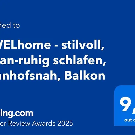 Daire Eiwelhome - Stilvoll, Urban-ruhig Schlafen, Bahnhofsnah, Balkon Erfurt