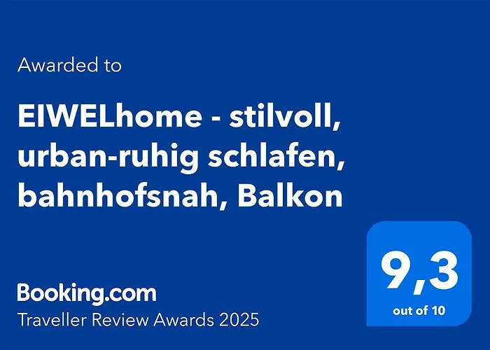 Daire Eiwelhome - Stilvoll, Urban-ruhig Schlafen, Bahnhofsnah, Balkon Erfurt